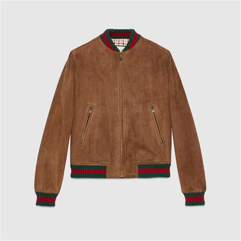 gucci men's down jacket|gucci suede jacket.